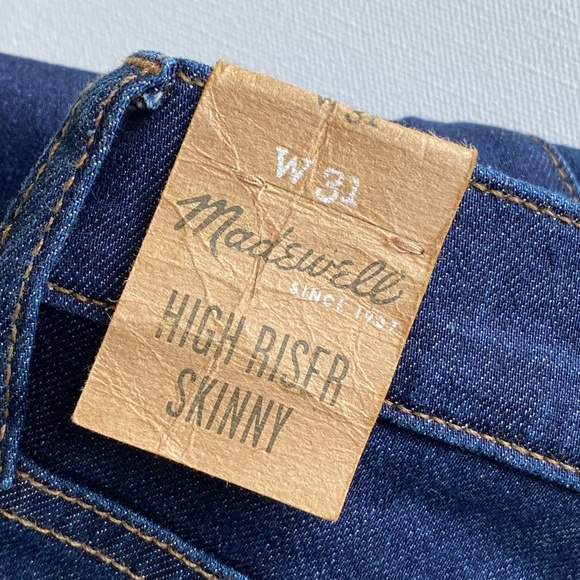 Madewell Denim - Madewell 9" High-Rise Skinny Jeans in Davis Wash, UK Size 31/Size 12 US